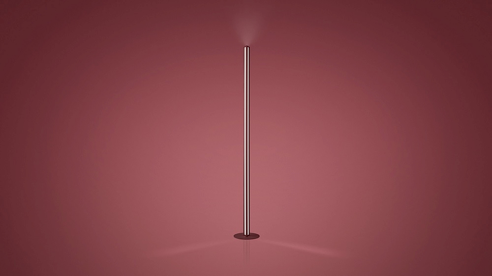 Chiaroscura Stehleuchte von Foscarini: Moderne, minimalistische Stehlampe mit indirektem Licht für Wohnzimmer und Schlafzimmer.