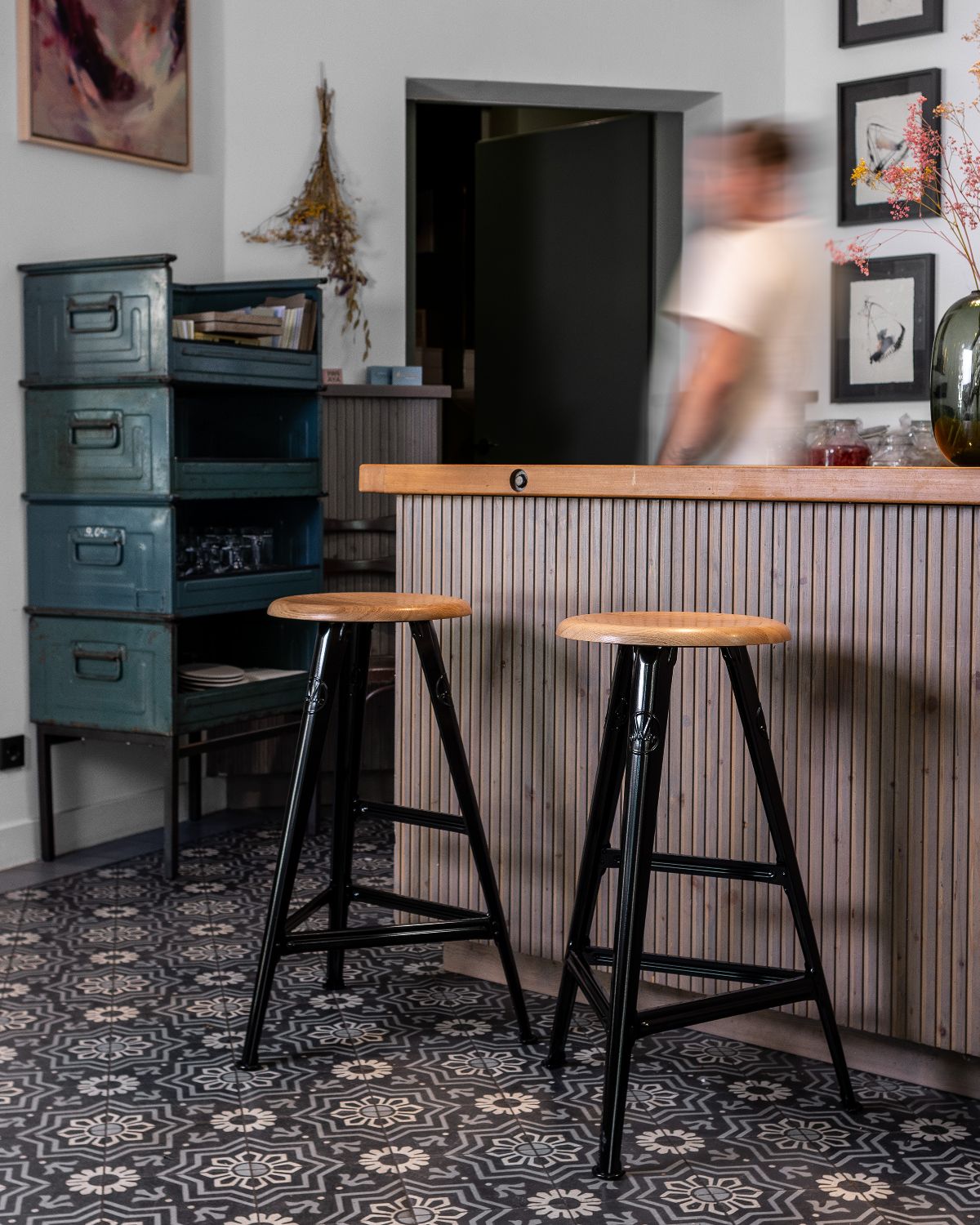 Schemel - Model I 75 cm Barhocker Rowac 