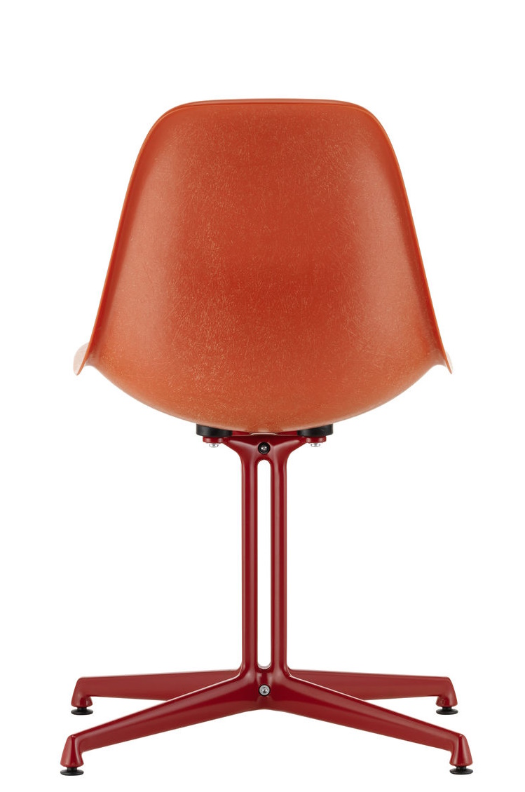 Eames Fiberglass Side Chair La Fonda Rot Orange Vitra LIMITED EDITION 