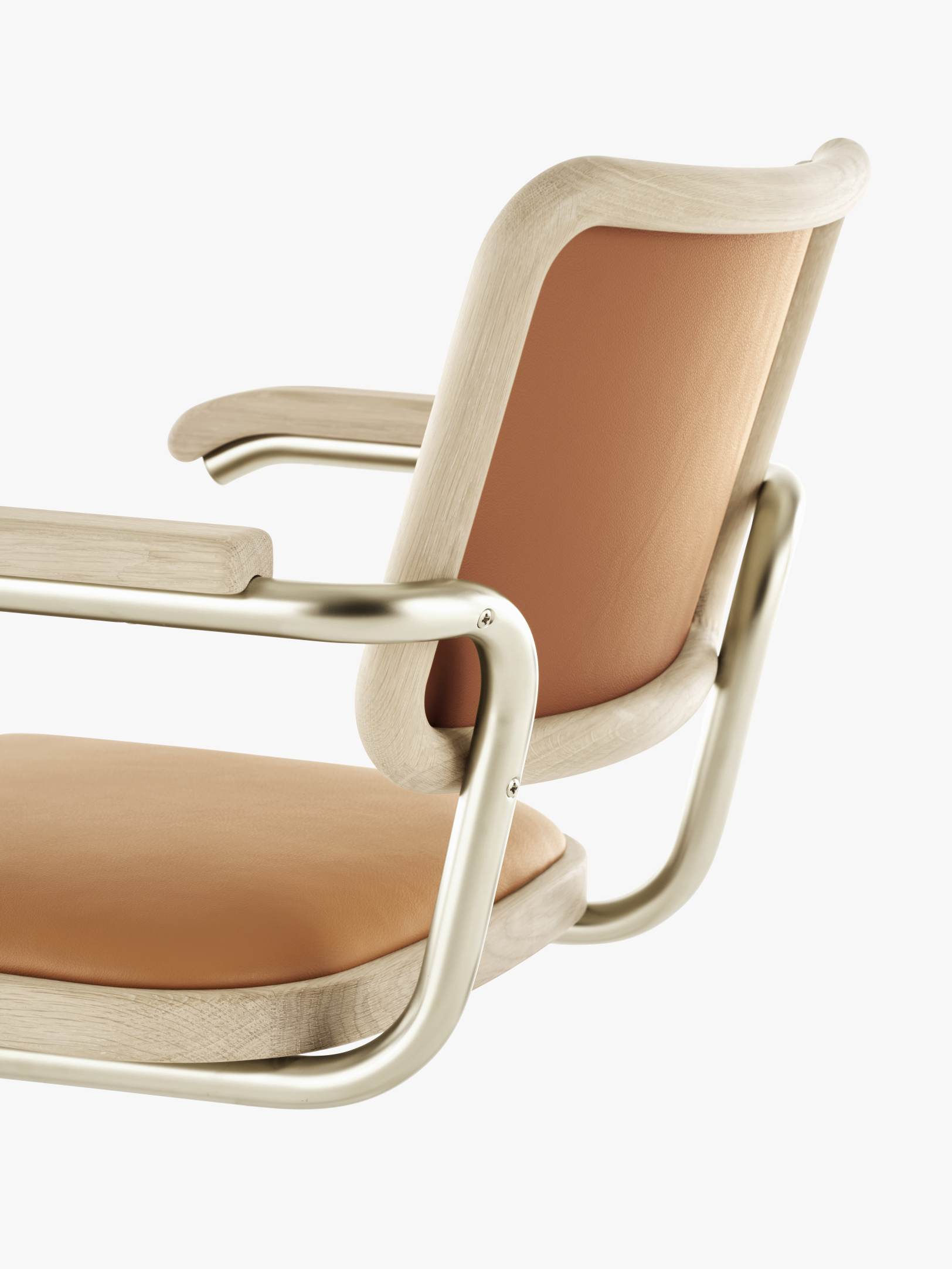 JS. Thonet by Jil Sander S 64 P / S64P Freischwinger Thonet