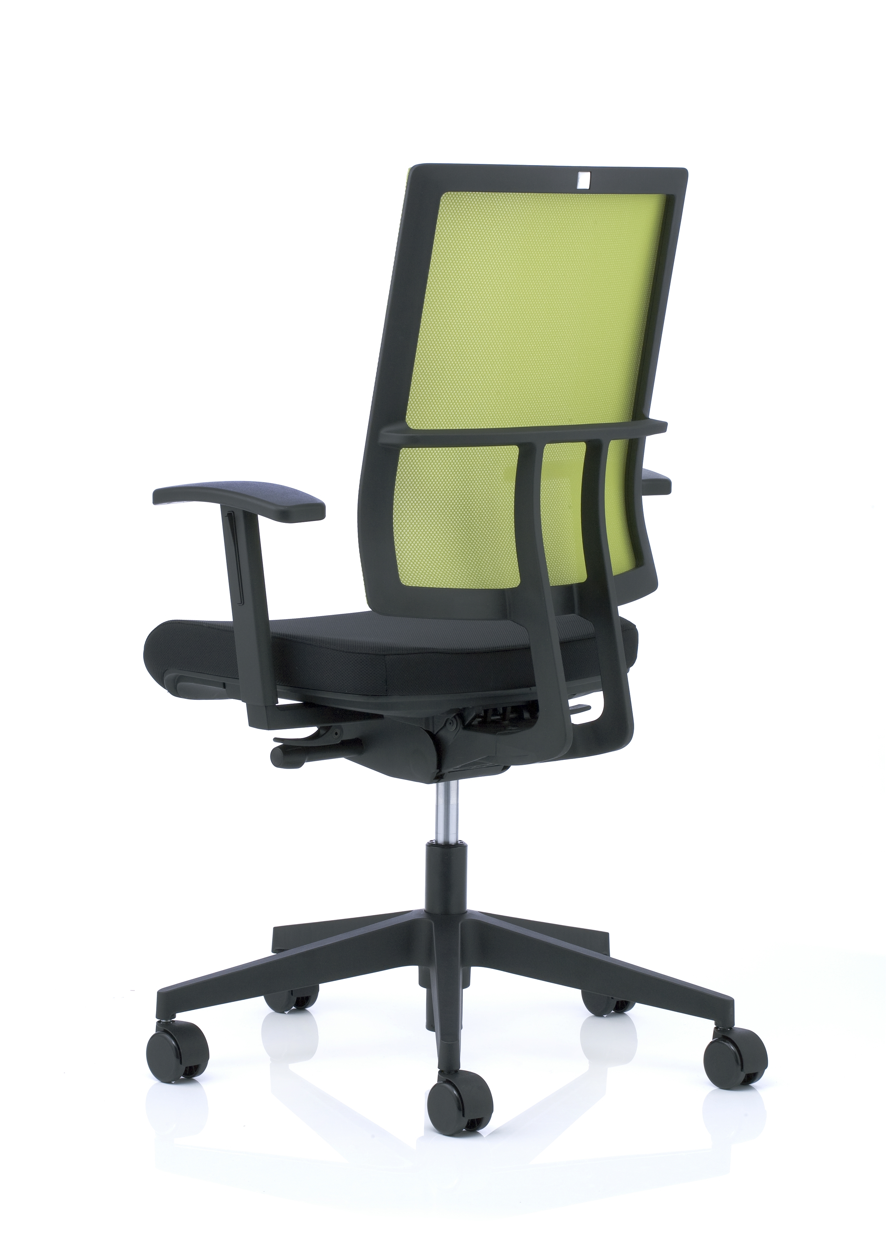 Anteo Basic Bürostuhl von Köhl mit Netzrückenlehne in Grün, ergonomischer Drehstuhl für Büro.