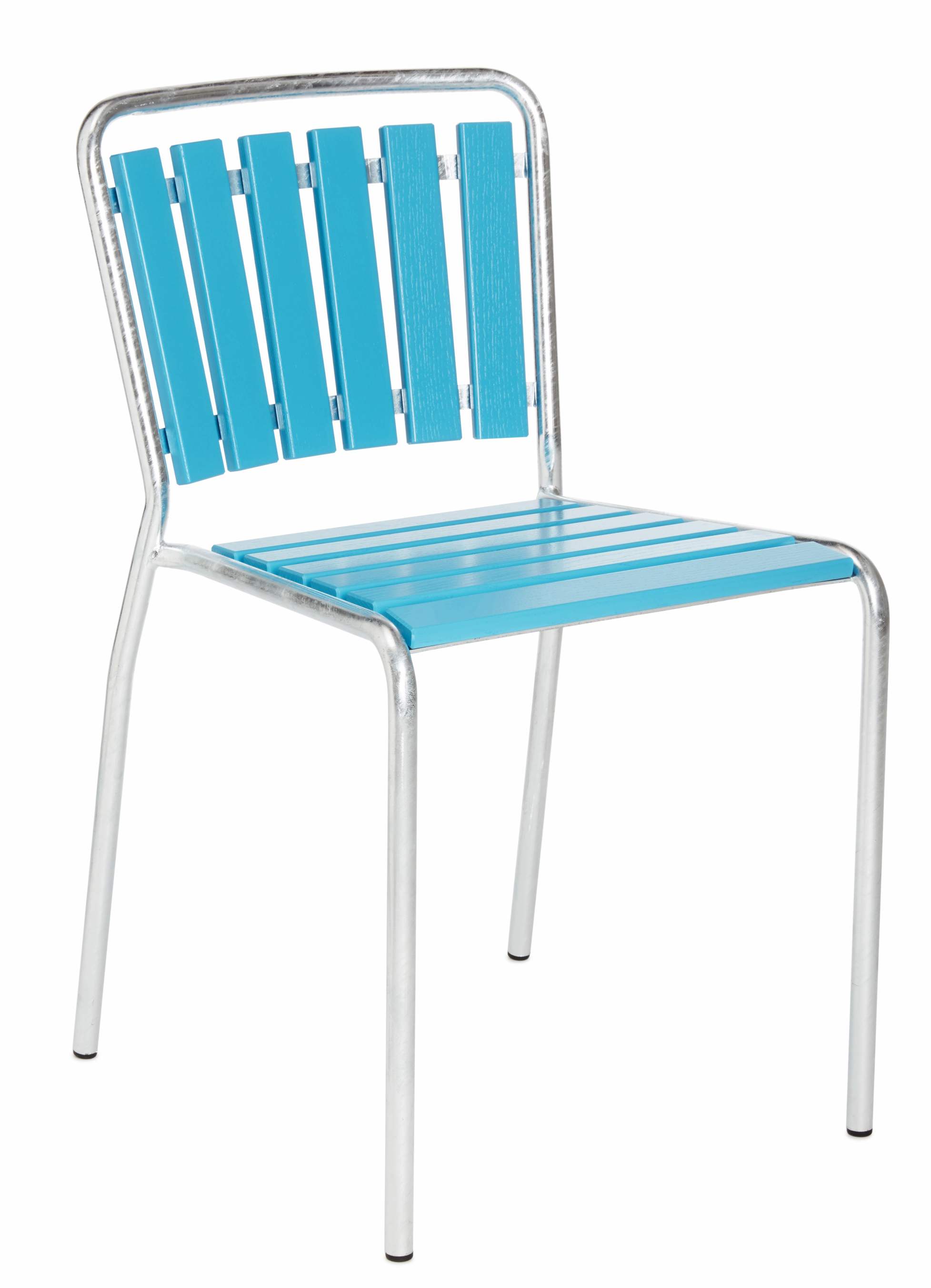 Haefeli Stuhl Outdoor Embru Azurblau NCS S 2060 B