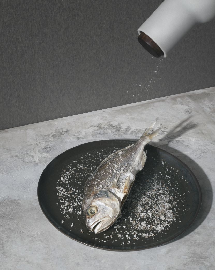 Bottle Grinders Eiche Salz - und Pfeffermühle 2-er Set Audo EINZELSTÜCK