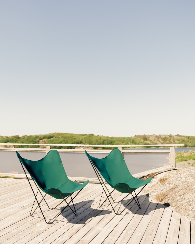 Mariposa Outdoor Butterfly Chair Sessel Cuero Forest green