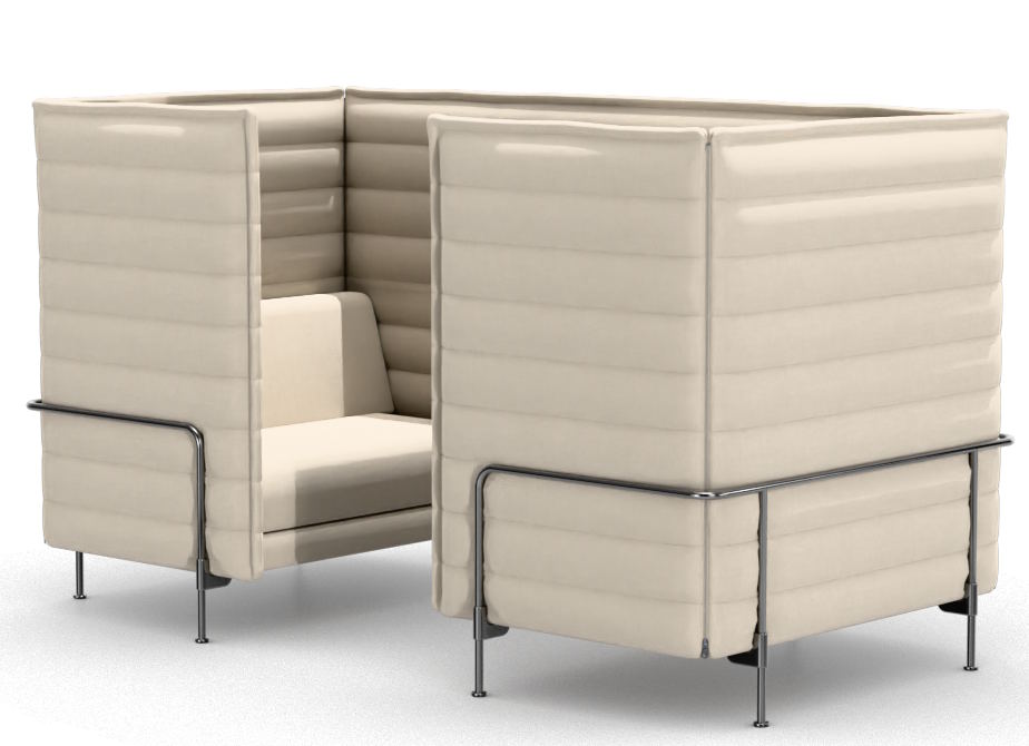 Alcove Cabin Love Seat Highback Sofa Vitra