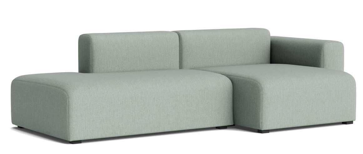 Helles Mags Sofa 2,5-Sitzer mit Armlehne rechts von Hay. Modernes Design Sofa.
