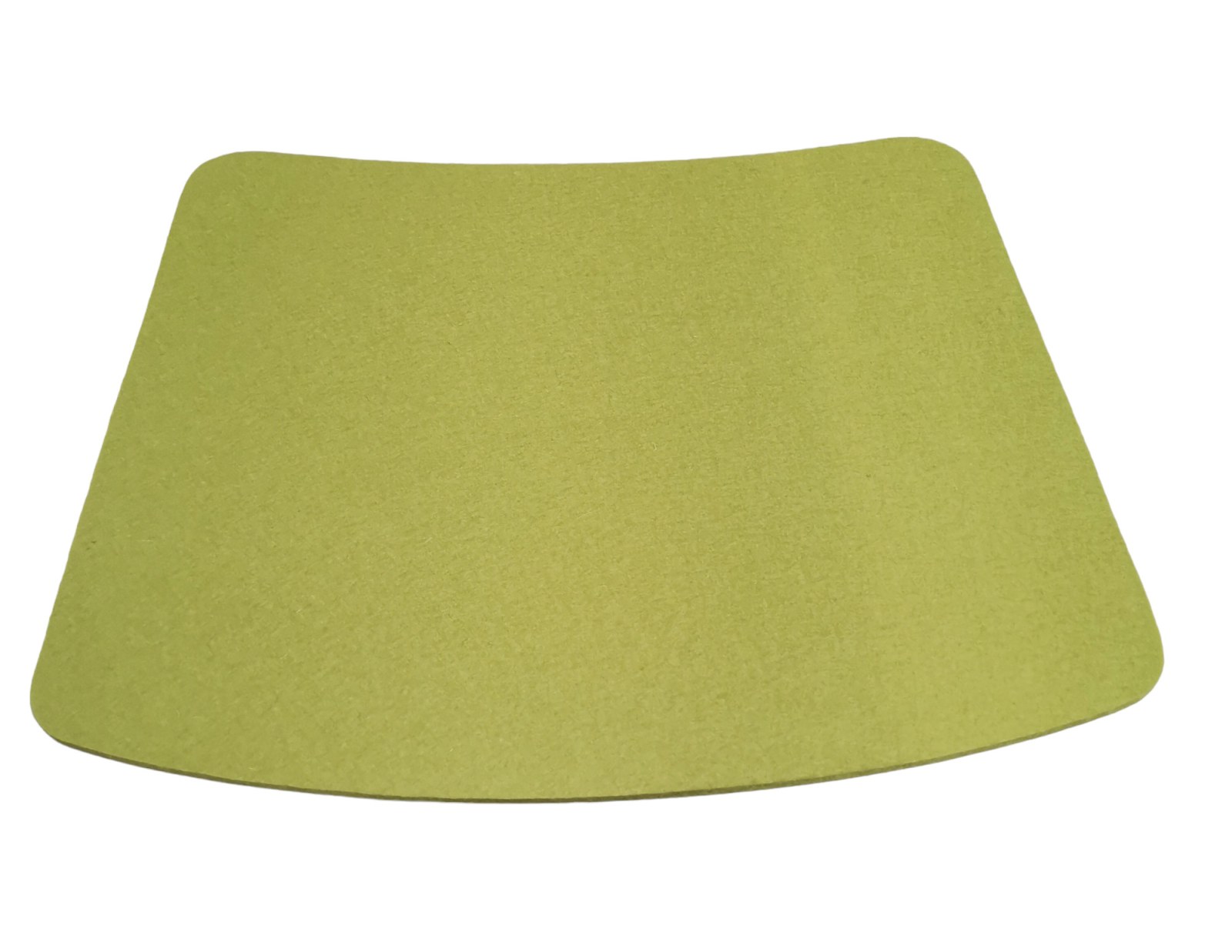 Grüne Filz Sitzauflage für Sim Jasper Morrison Stuhl, Einzelstück, bequeme Stuhlkissen.