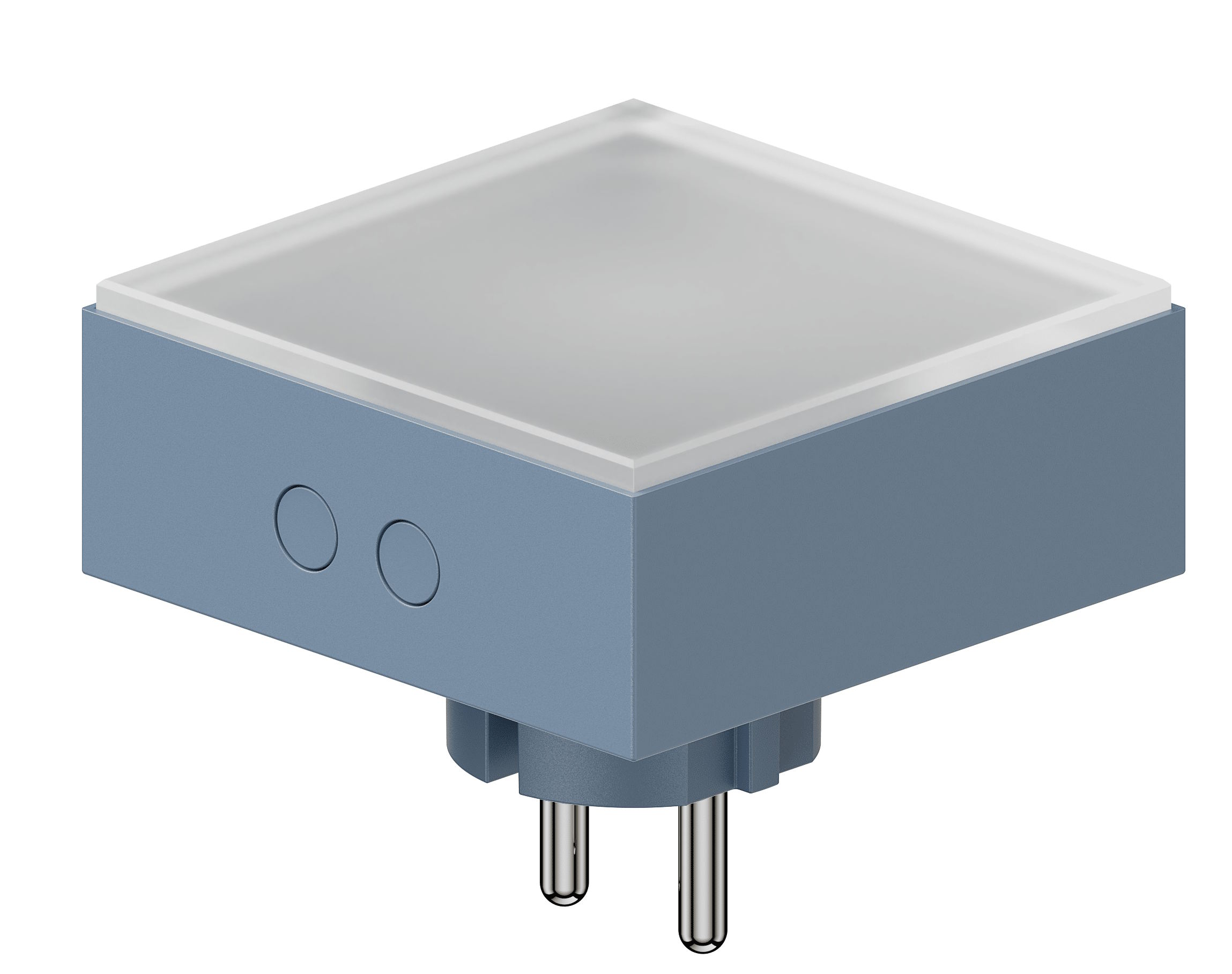 Lamp 1 LED Socket Light Licht dfp Design Shark blau