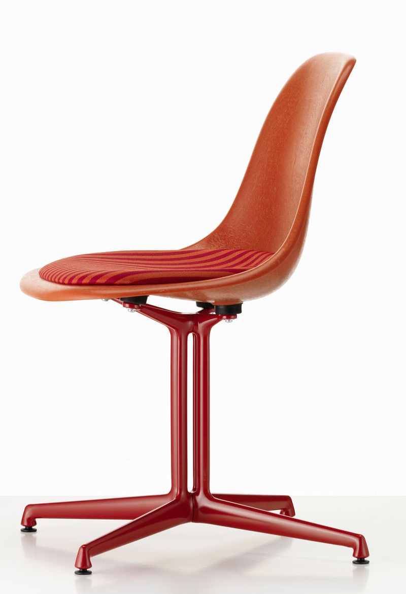 Eames Fiberglass Side Chair La Fonda Rot Orange Vitra LIMITED EDITION 