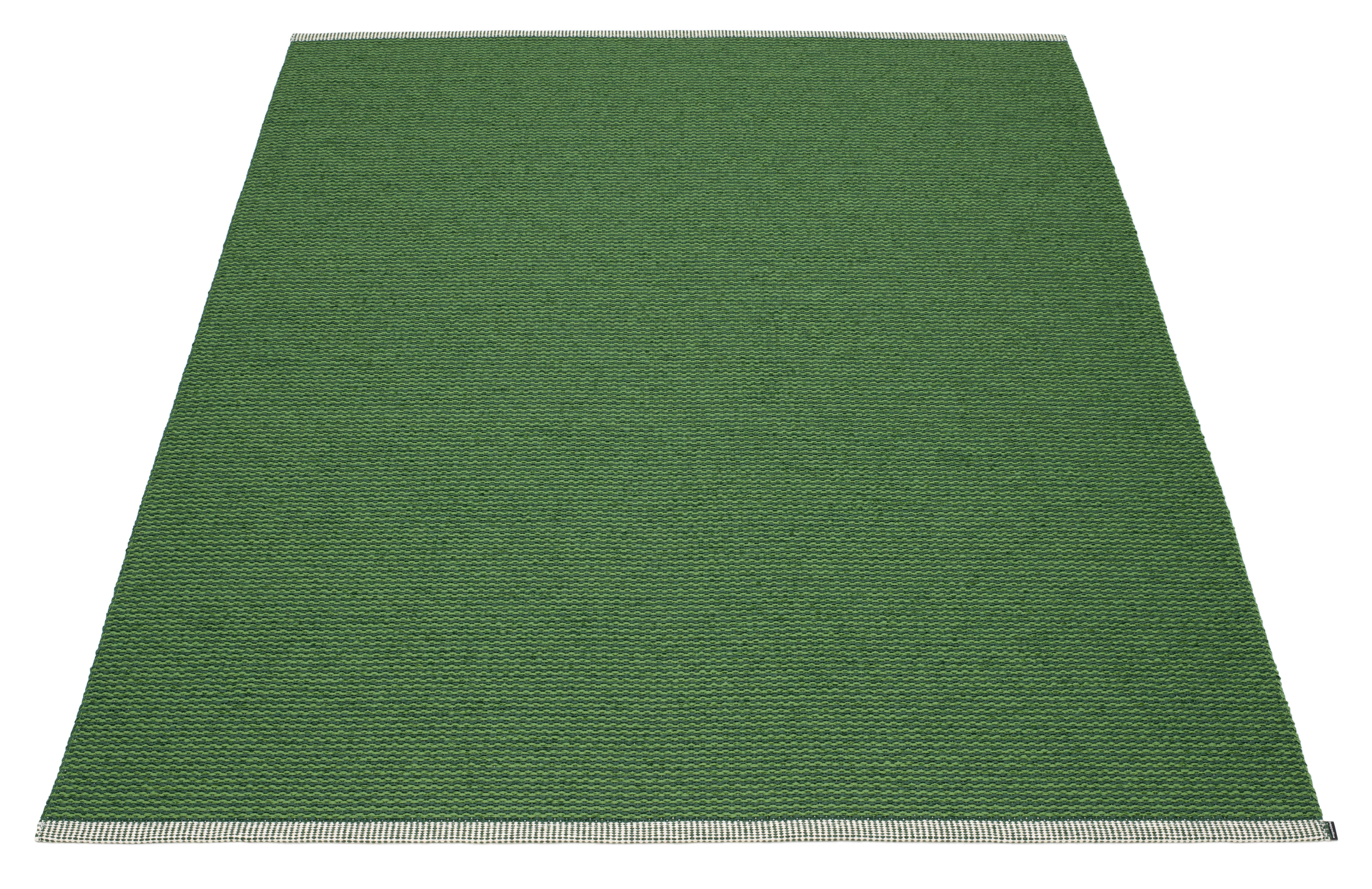 Grüner Pappelina Mono Kunststoffteppich, Größe 230x320 cm, gewebt und robust für Innen- und Außenbereich.