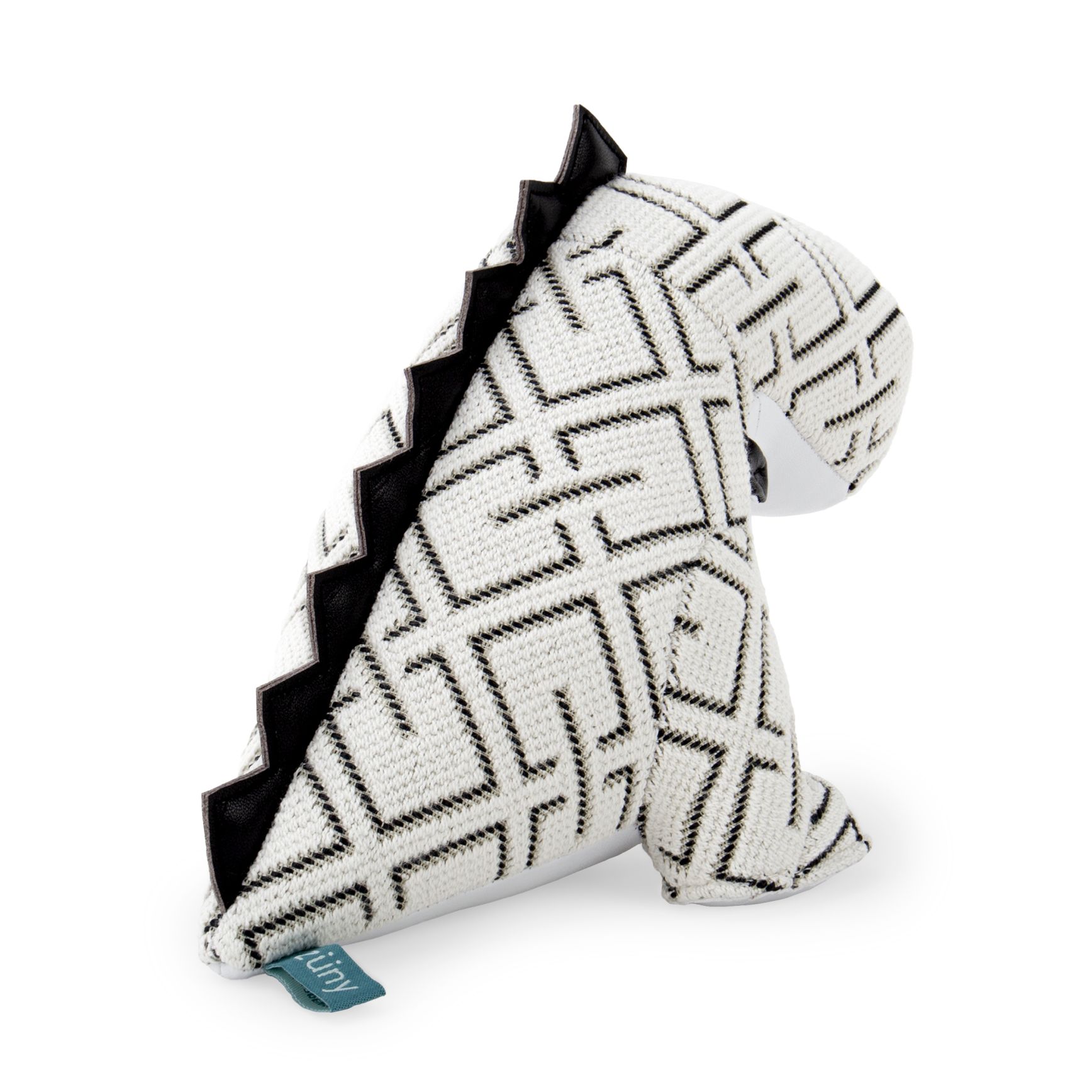 Buchstütze Dinosaurier Bobo Grid Weiß Züny x KVADRAT