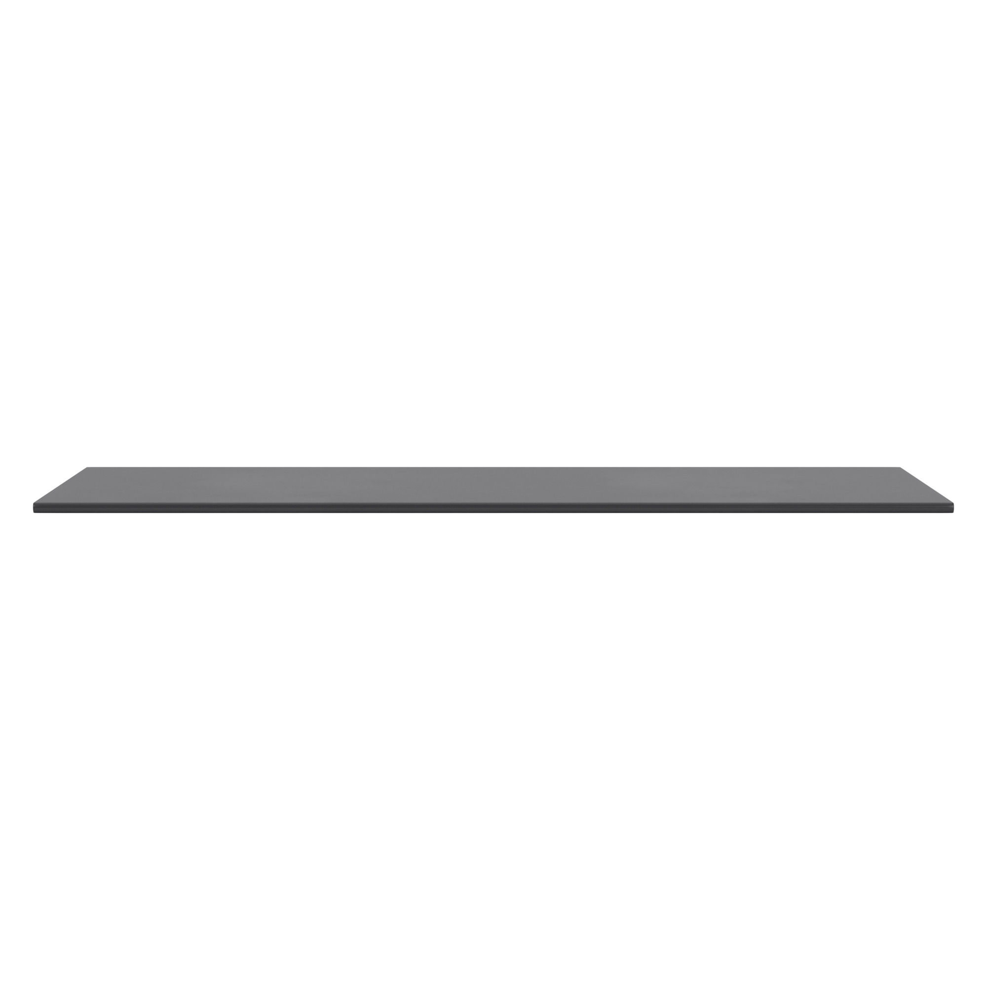 Anthrazitfarbene Montana Abdeckplatte, groß, für Möbel und Regale. Moderne, minimalistische Optik.