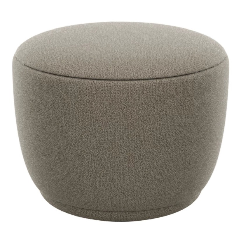 Kuon Pouf Hocker Blomus Boucla - Shitake