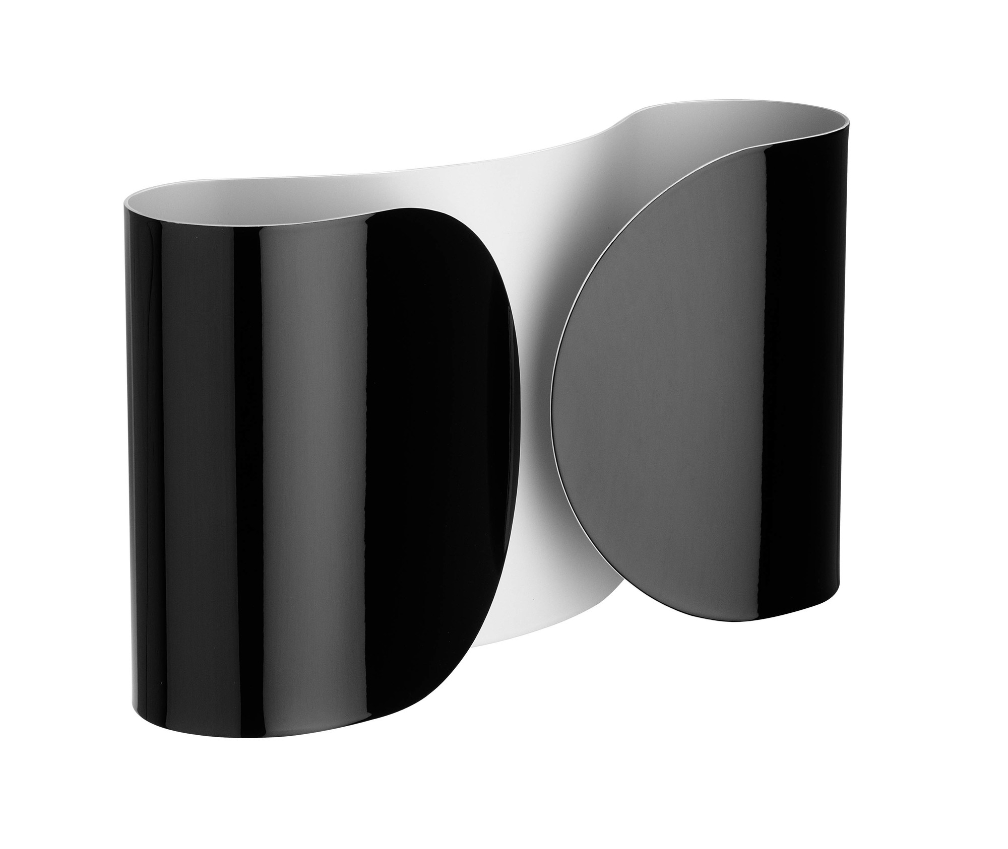 Foglio Wandleuchte von Flos in Schwarz: Design Wandlampe für indirektes Licht im Wohnzimmer.