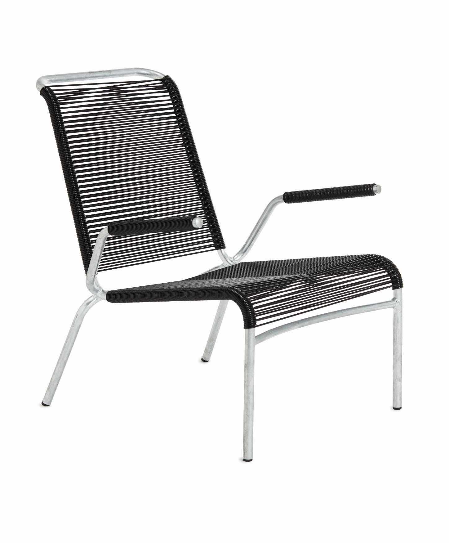 Altorfer Lounge Sessel Outdoor Embru Graphitschwarz RAL 9011