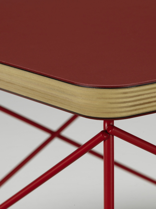 Occasional Table LTR Beistelltisch Linoleum Dark brick Vitra 