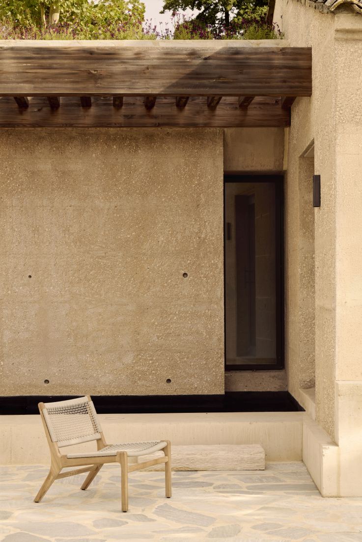 Jack Woven Outdoor Loungsessel Teak Kordel Beige Ethnicraft