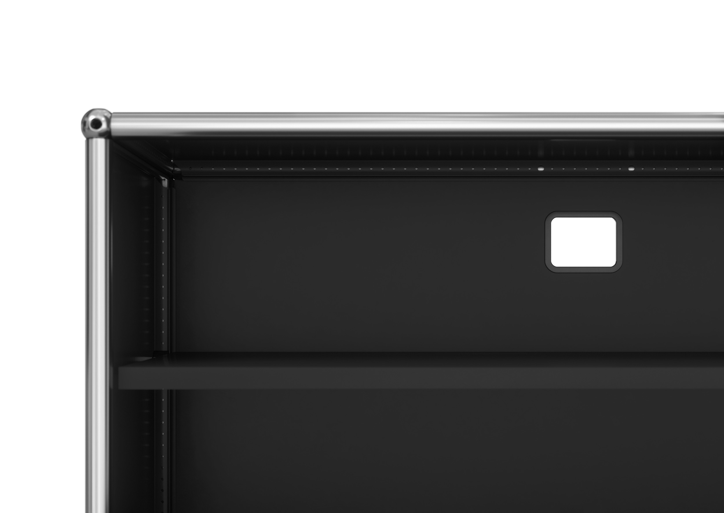 USM Haller Lowboard auf Rollen mit 2 Klapptüren - QUICK SHIP