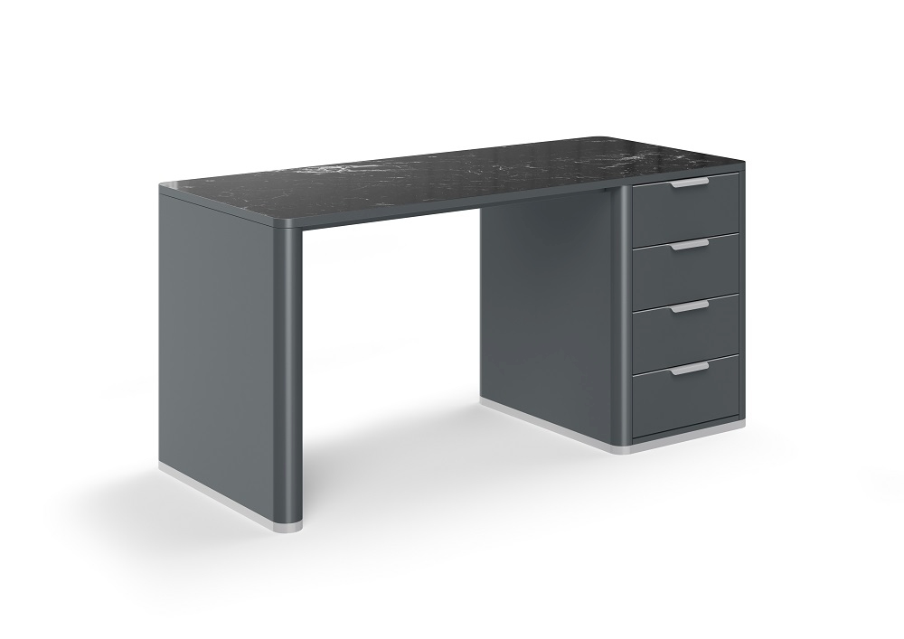 T50 New Classic Line Schreibtisch Müller Möbelfabrikation Basaltgrau