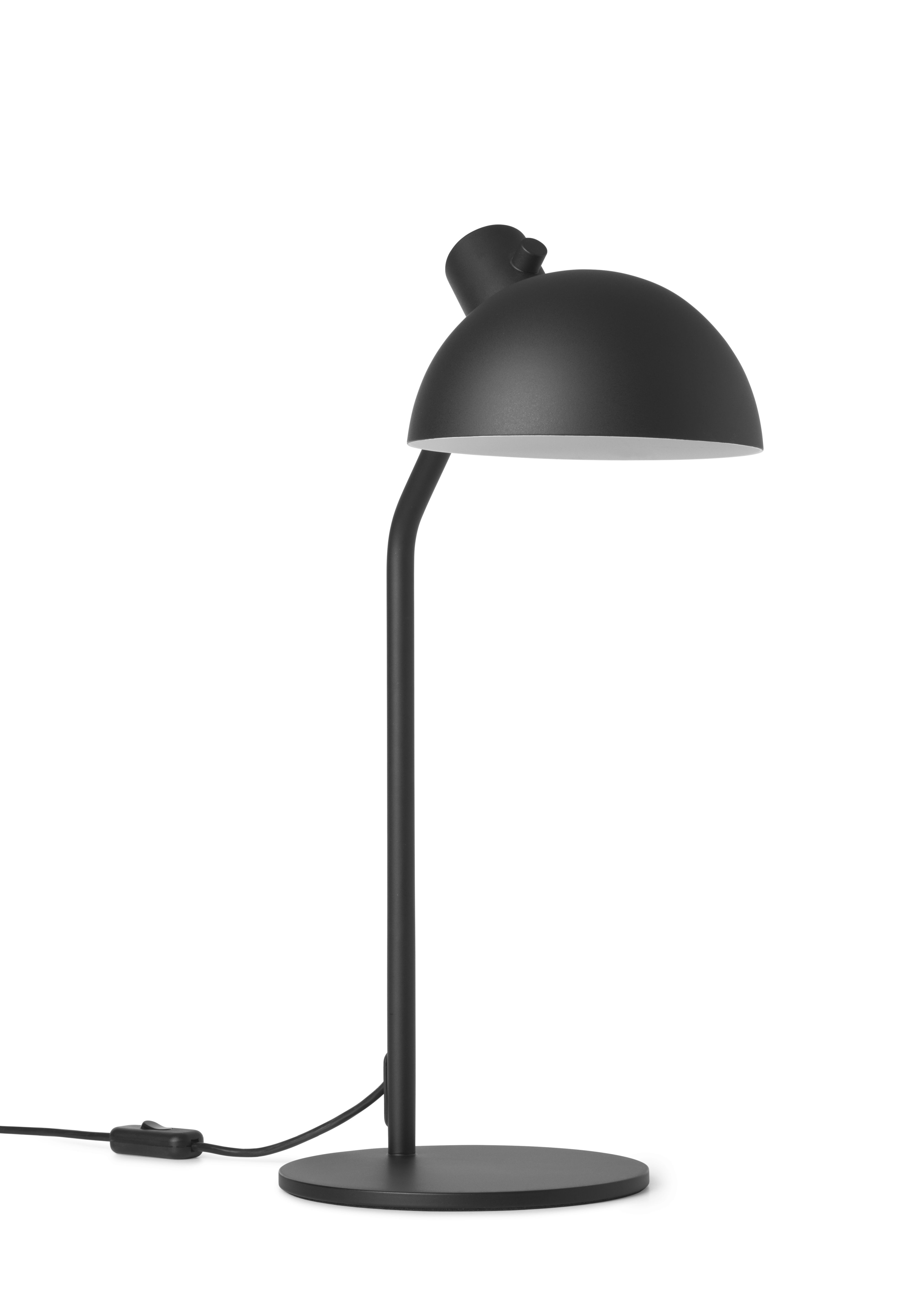 Schwarze MO310 Tischleuchte von Carl Hansen & Søn, moderne Schreibtischlampe für Büro und Wohnzimmer.