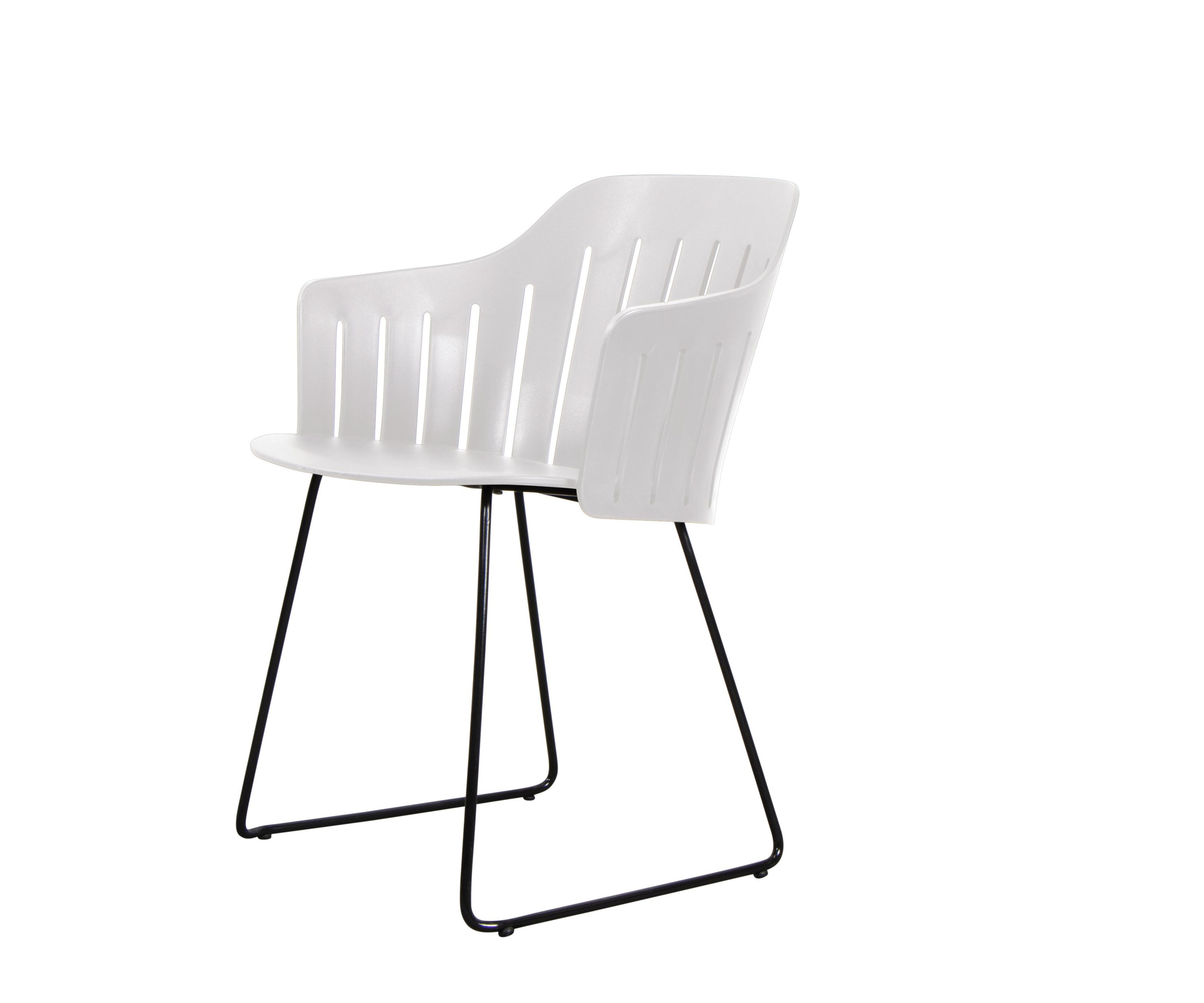 Choice Outdoor Stuhl Stahlgestell Sledge Weiß Cane-Line