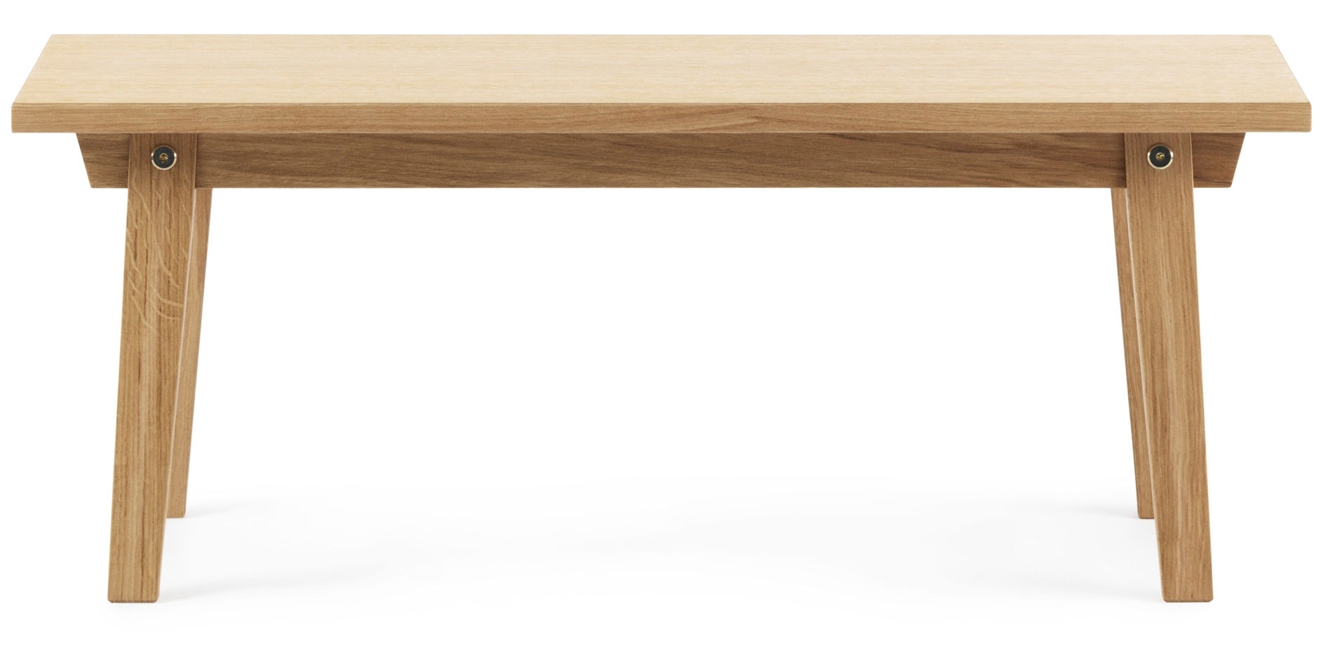 Slice Coffee Table von Normann Copenhagen aus hellem Eichenholz, moderner Couchtisch.
