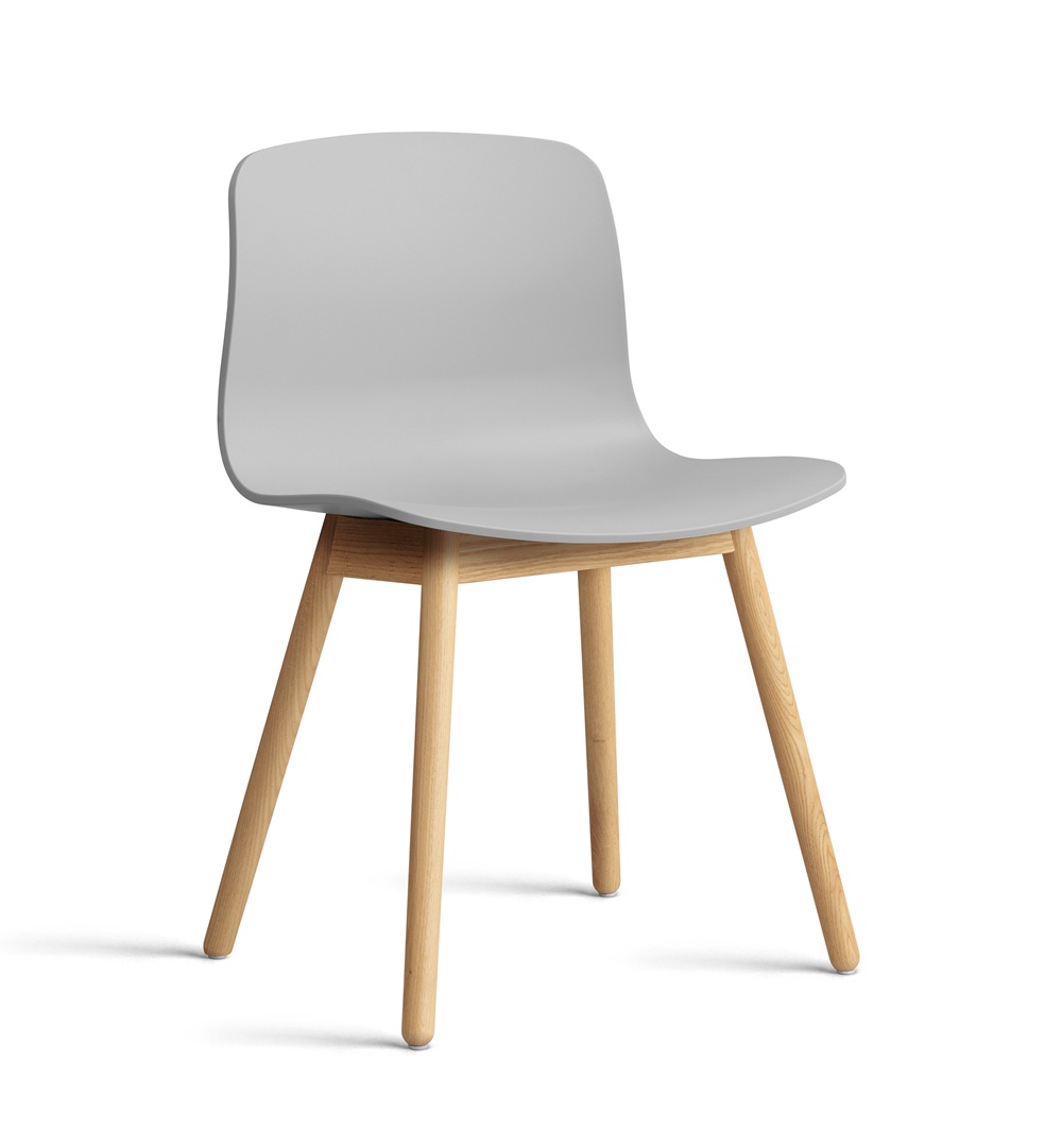 About a Chair AAC12 / AAC 12 Stuhl Eiche lackiert Concrete Grau Hay EINZELSTÜCK