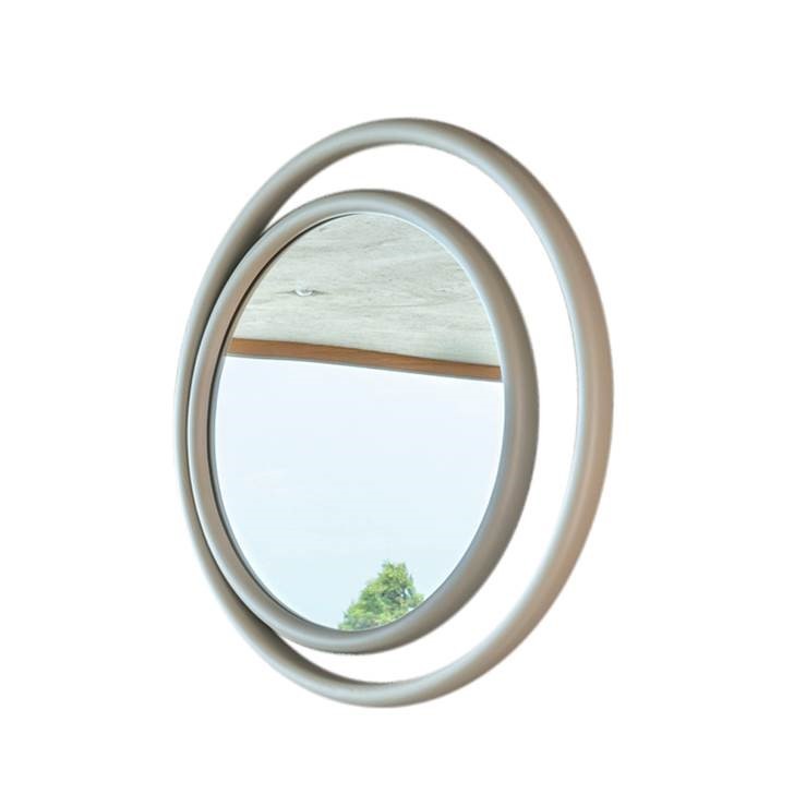 Eyeshine Mirror von Wiener GTV Design: Runder Wandspiegel mit doppeltem Rahmen, modernes Design.