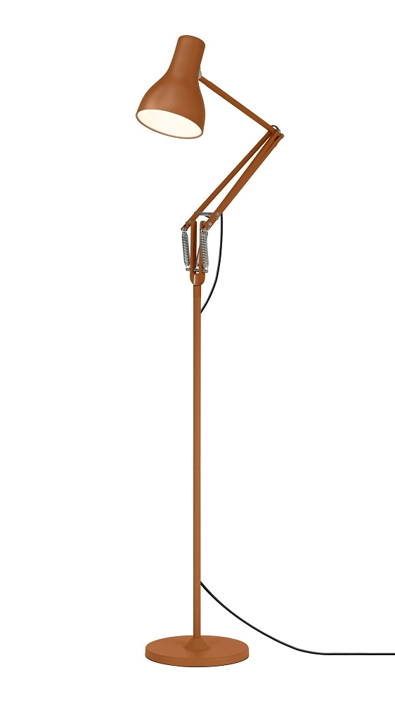 Anglepoise Type 75 Stehleuchte Margaret Howell Edition in Sienna, moderne Design-Stehlampe.
