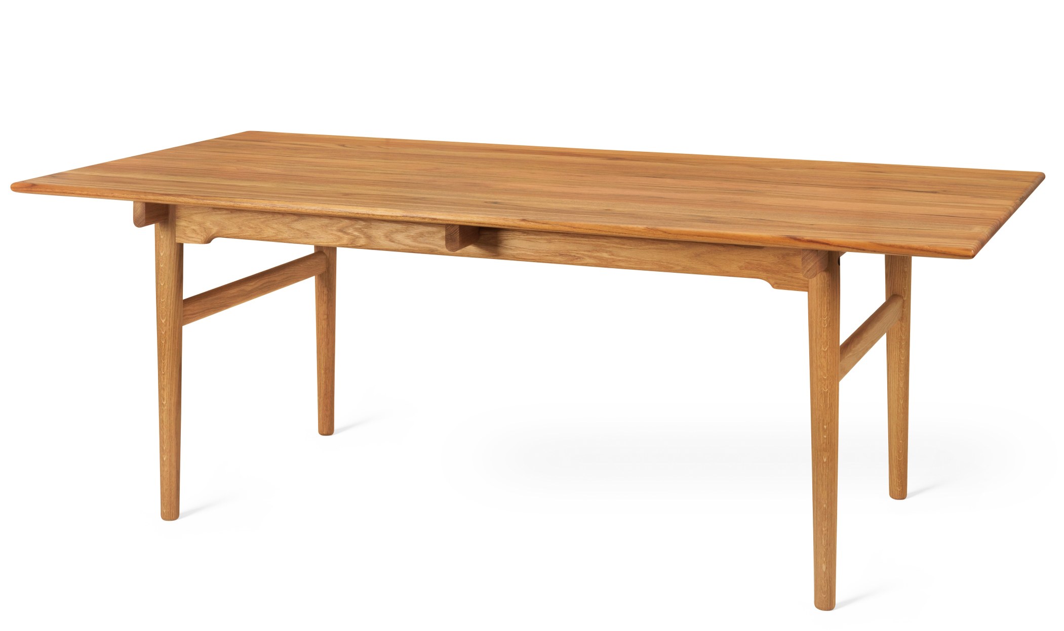 CH327 Esstisch von Carl Hansen & Søn aus Teakholz, 248 cm breit.