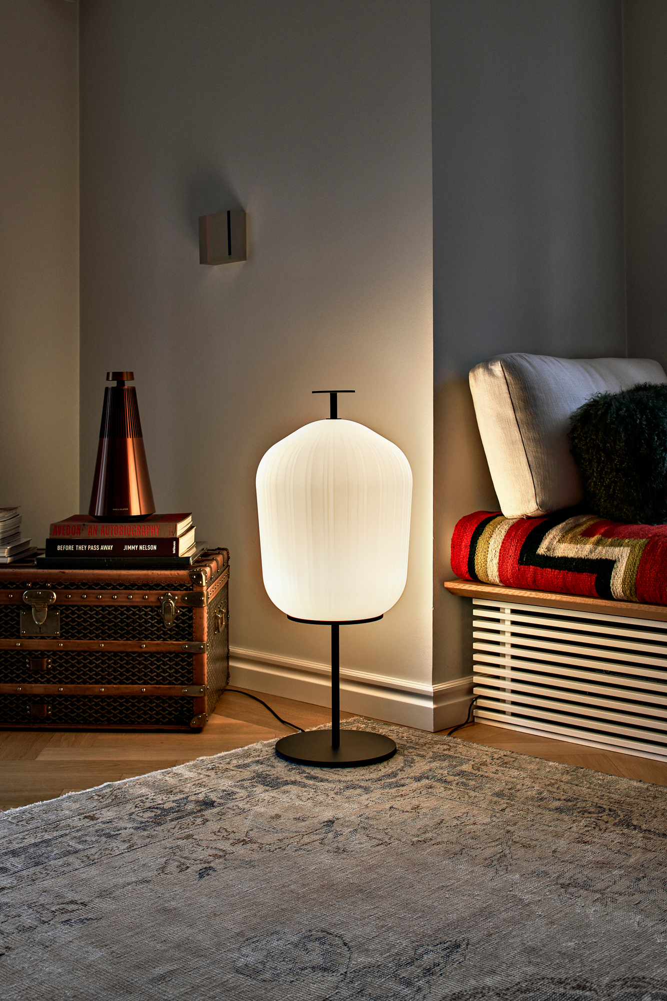 Plissée Floor Lamp Stehleuchte ClassiCon Bronze