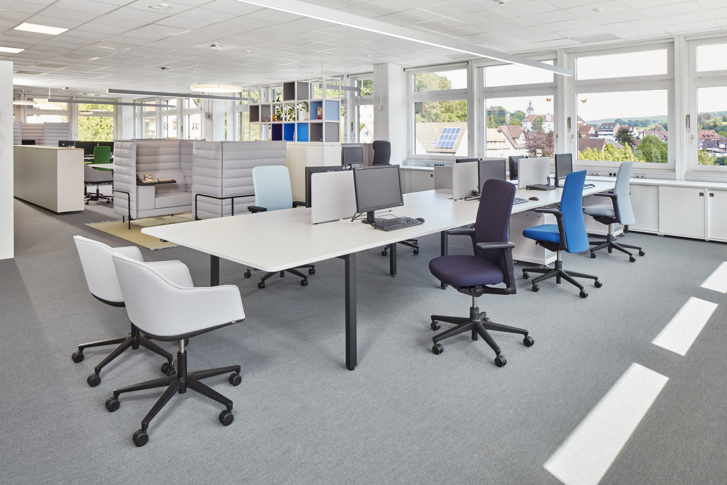 Softshell Chair Fünfsternfuss Drehstuhl Vitra