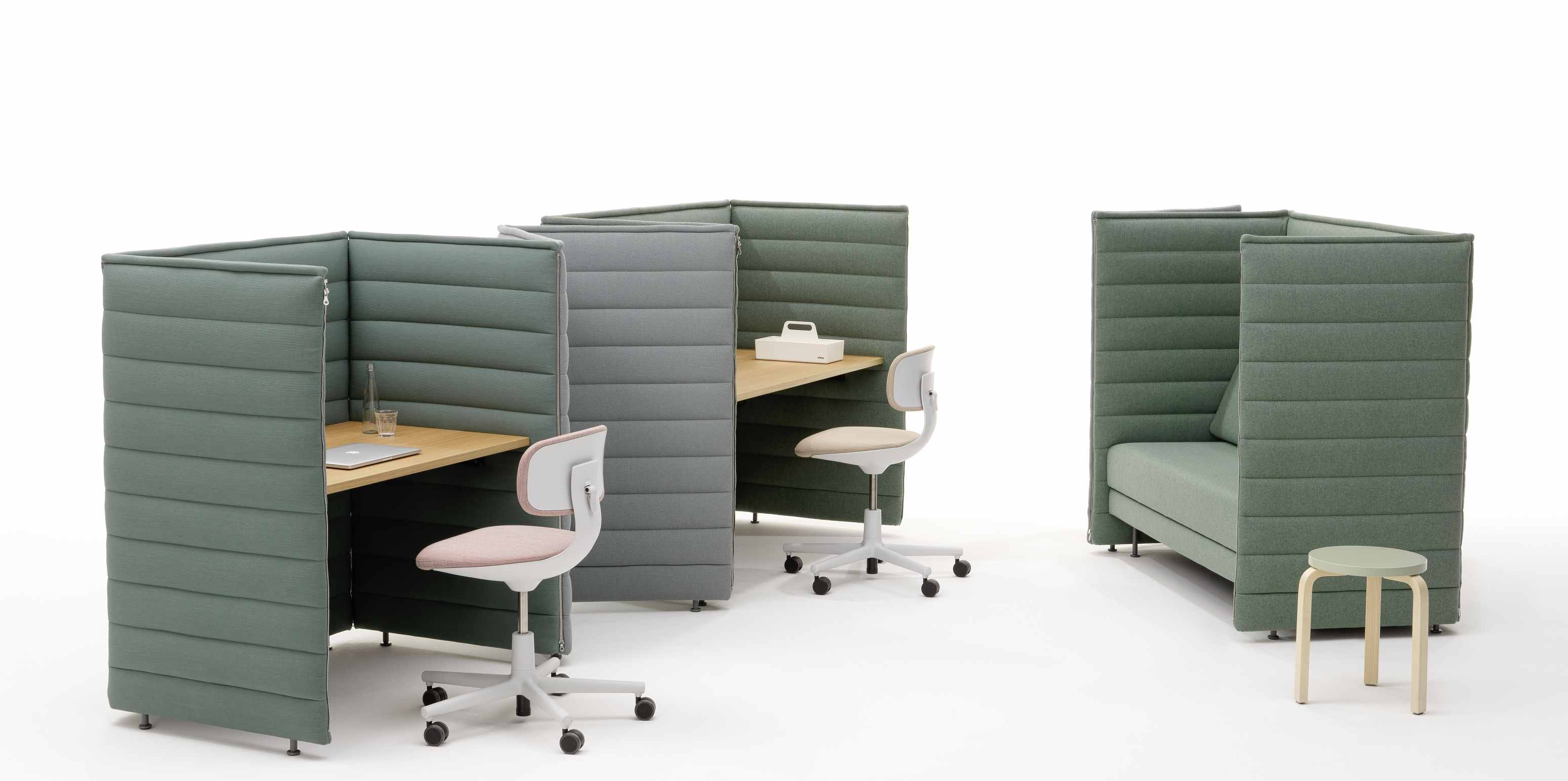 Alcove Plus Desk Small Schreibtisch Vitra