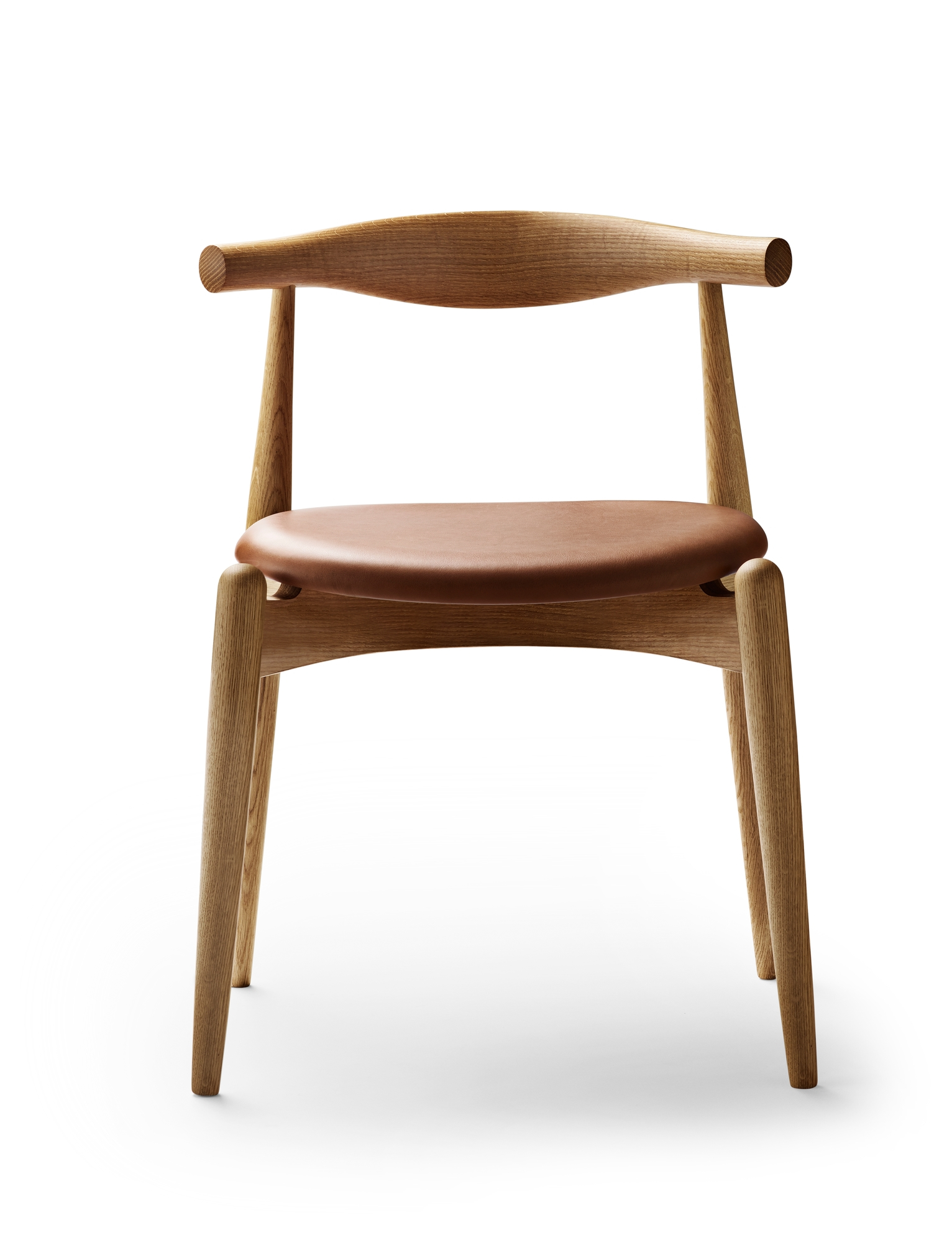 CH20 Elbow Stuhl gepolstert Carl Hansen & Søn gestell eiche geölt sitz leder sif 95