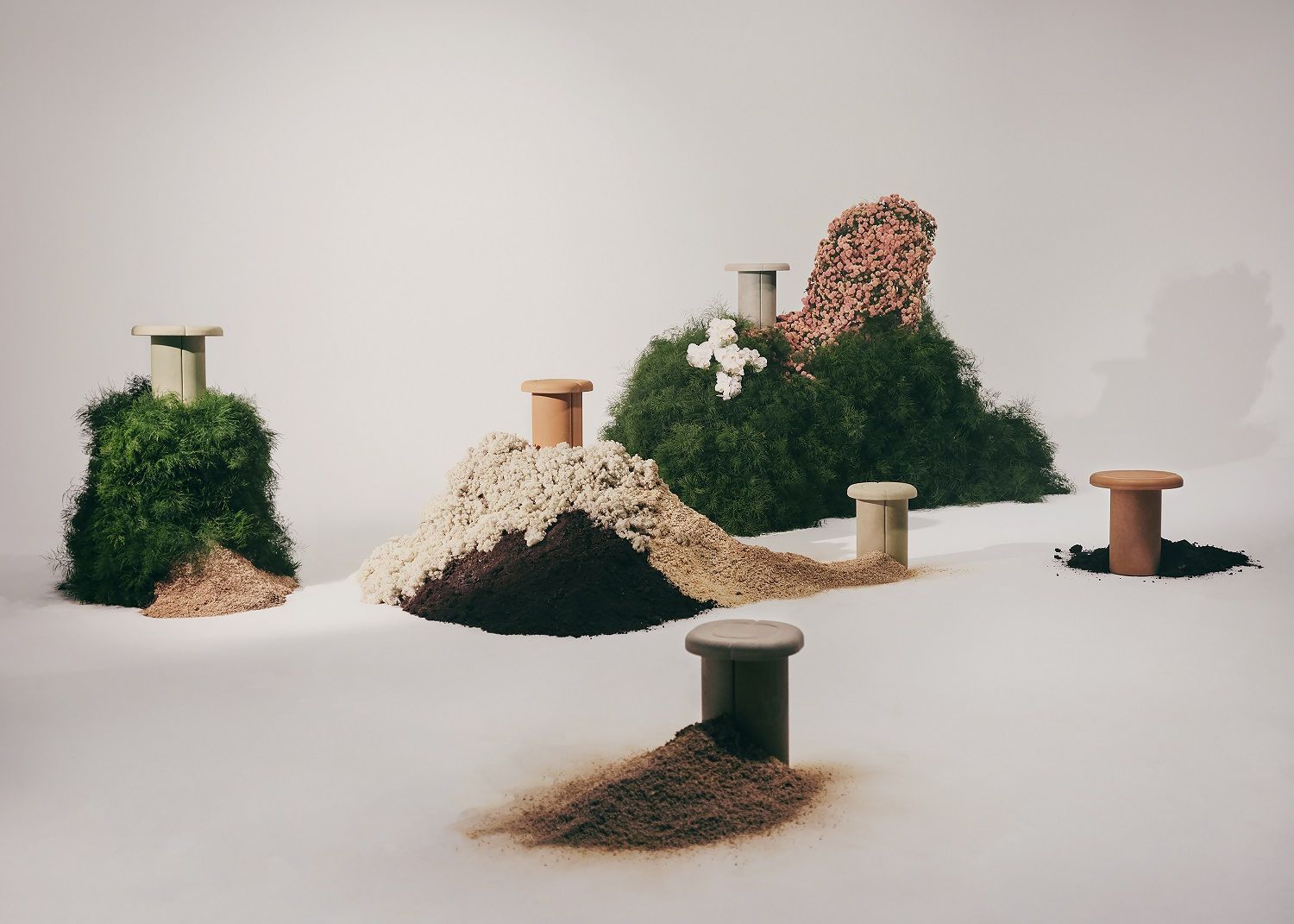 Alder Stool Hocker Indoor / Outdoor Mater