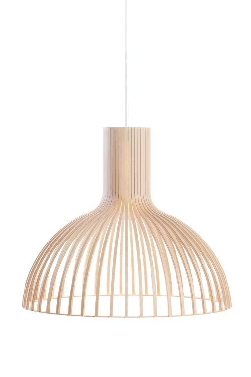 Birke natur / Kabel weiß