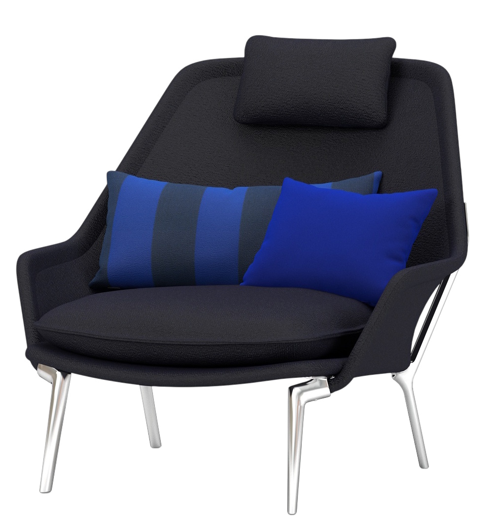 Slow Chair Sessel Stoff Vitra