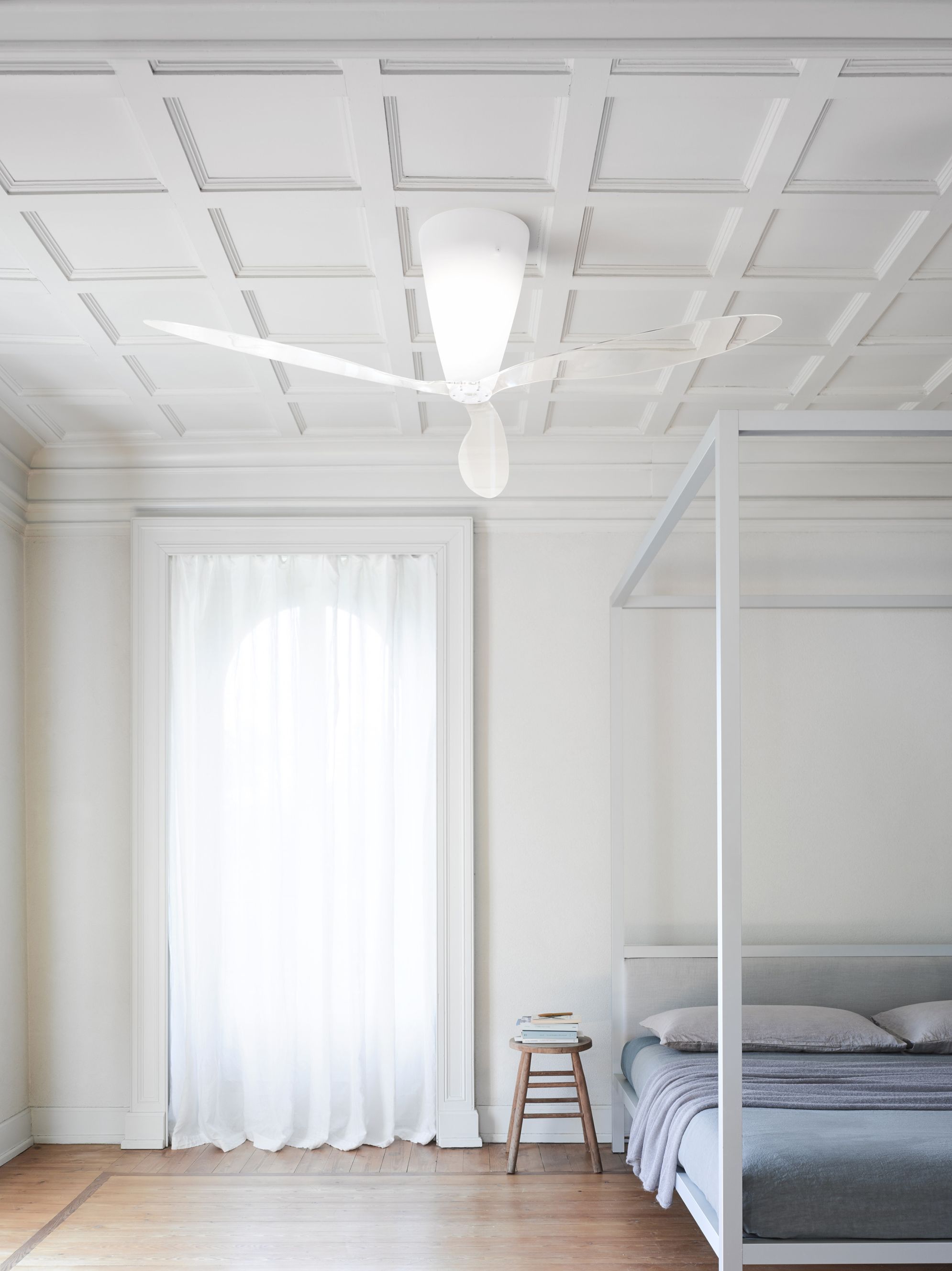 D28 Blow Deckenleuchte und Ventilator Luceplan