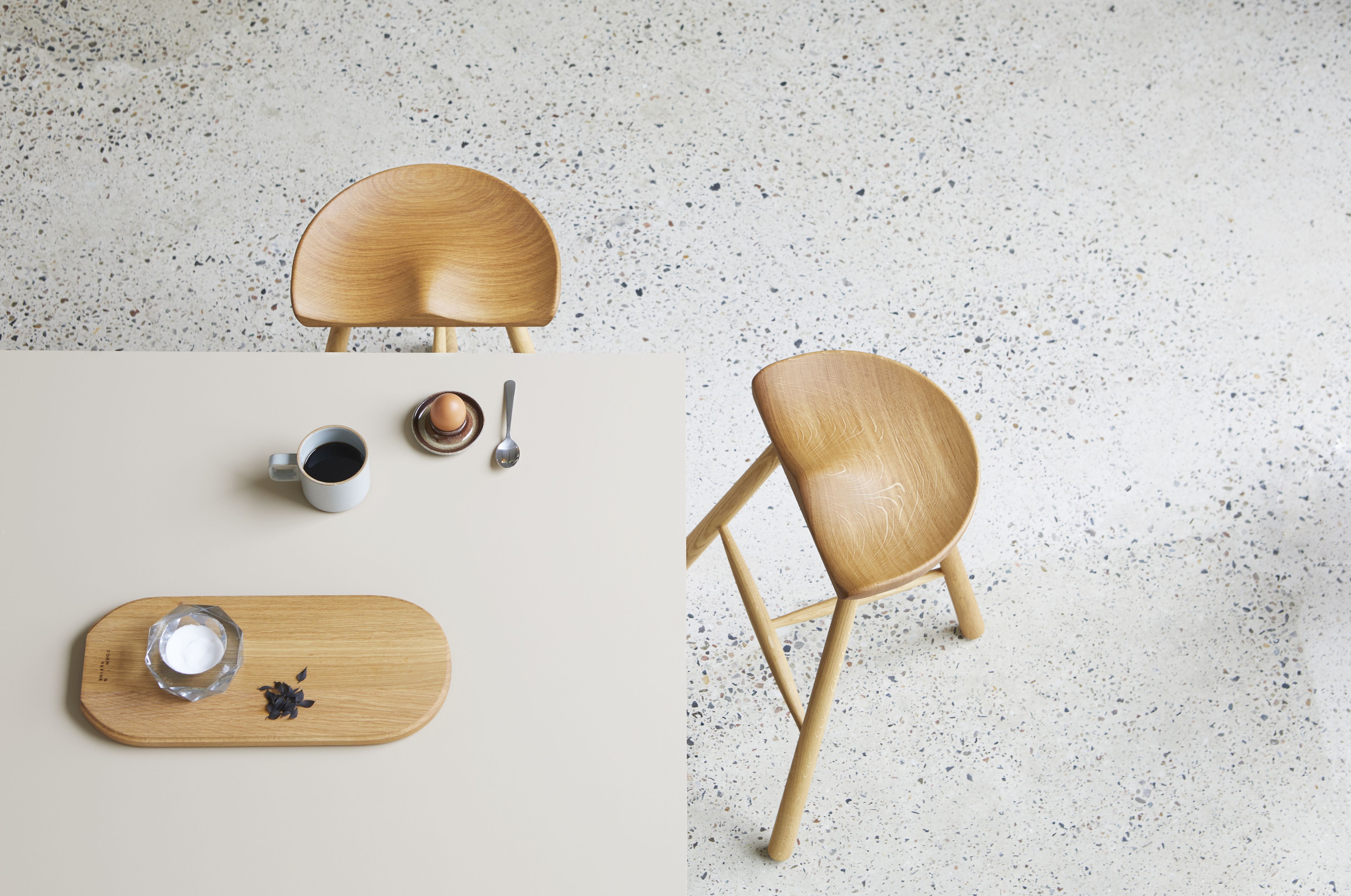 Shoemaker Chair No. 68 aus geölter Eiche von Form & Refine, skandinavisches Design.