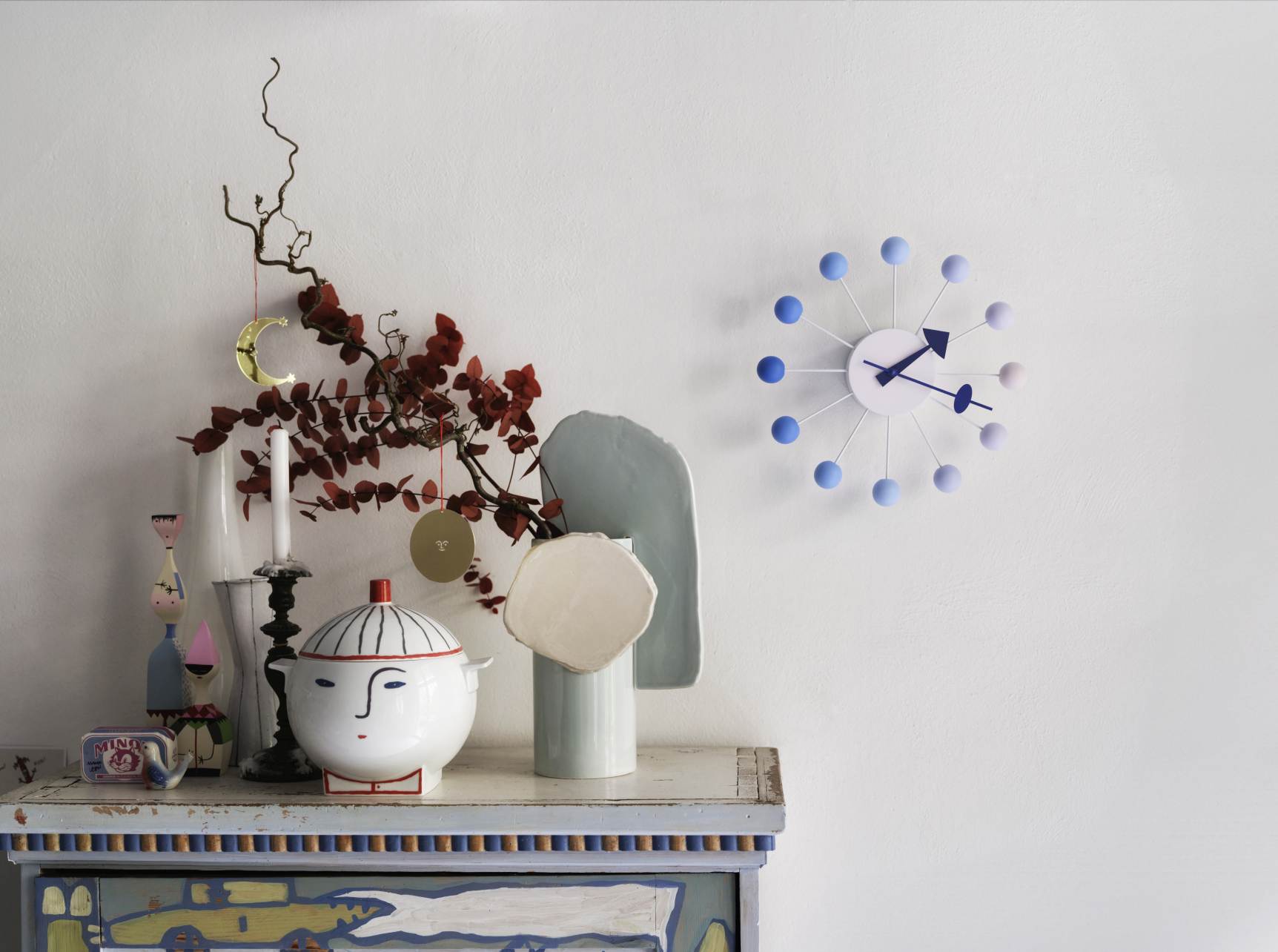 Ball Clock Wanduhr Dawn Vitra LIMITED EDITION