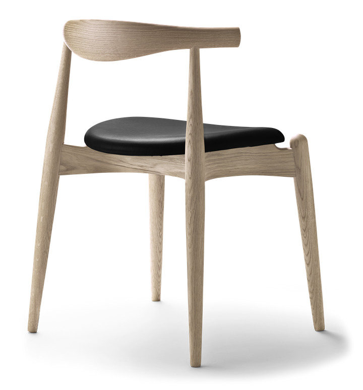 CH20 Elbow Stuhl gepolstert Carl Hansen & Søn gestell eiche geseift sitz leder thor 301