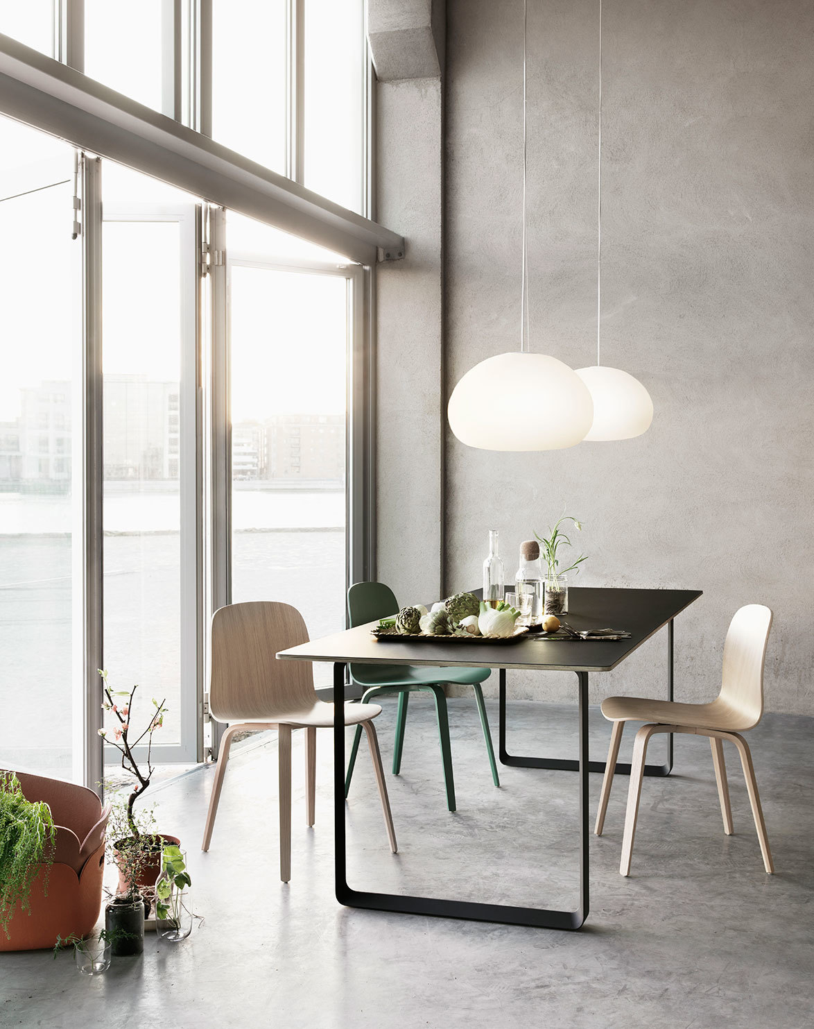 Visu Chair Wood Base Stuhl Muuto