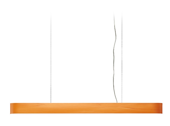 I-Club Pendant Pendelleuchte LZF Lamps L 120 x H 10 cm / Orange