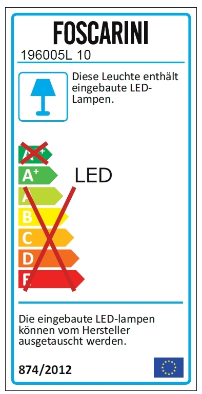 Bahia Wandleuchte Foscarini LED