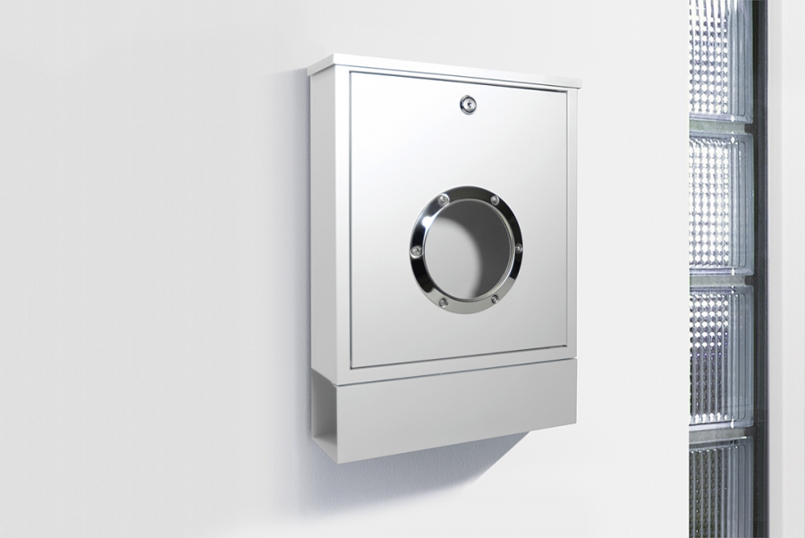 Stahl gepulvert weiß