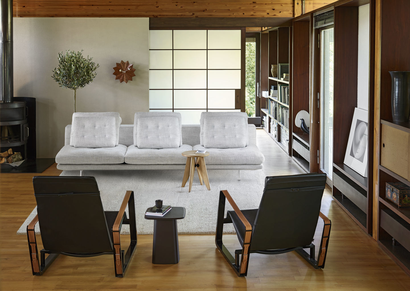 Tabouret Bois Hocker Vitra