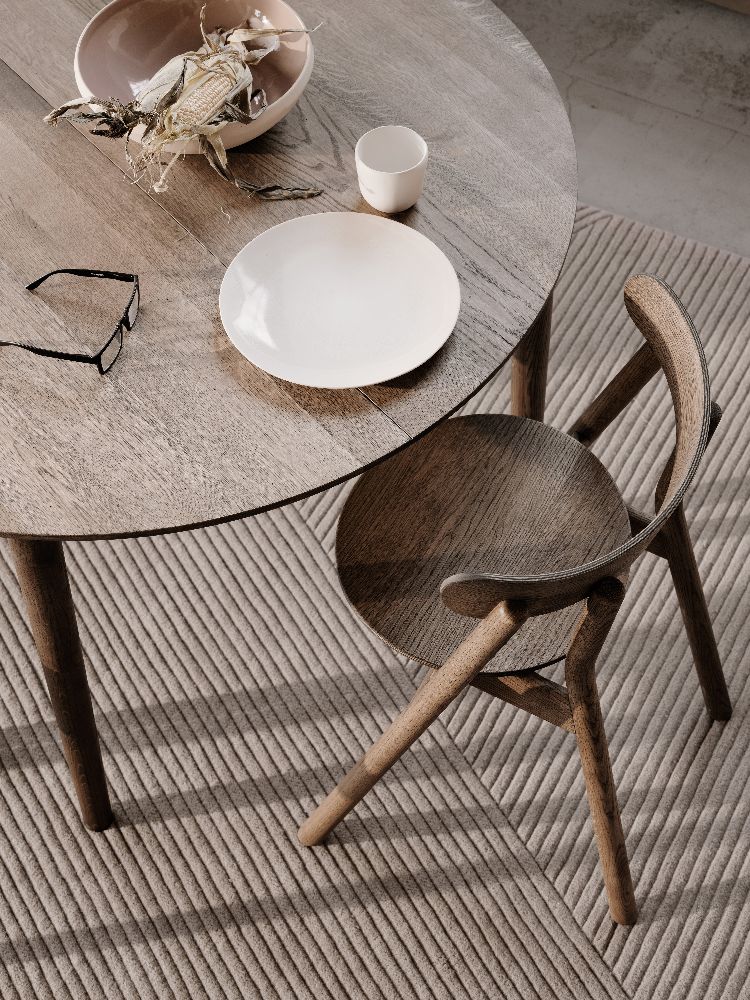 Expand Dining table Circular Ausziehtisch / Esstisch Northern