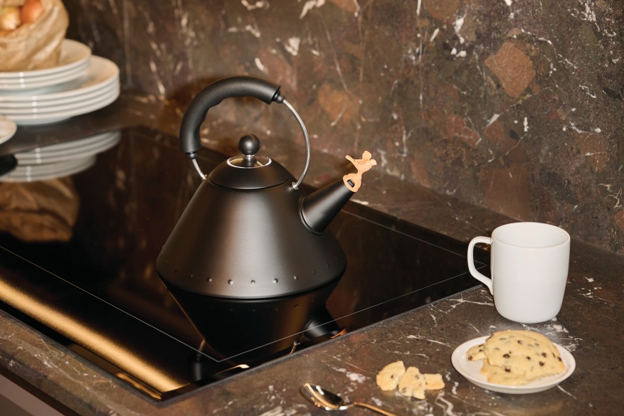 9093 BB Wasserkessel Schwarz Alessi