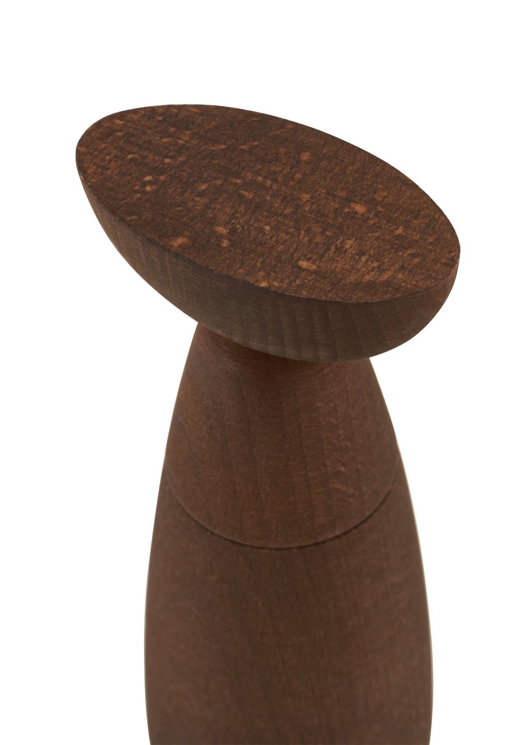 Alessi Oaxaca Gewürzmühle aus Holz, Höhe 16,5 cm, modernes Design für Küche und Tisch.