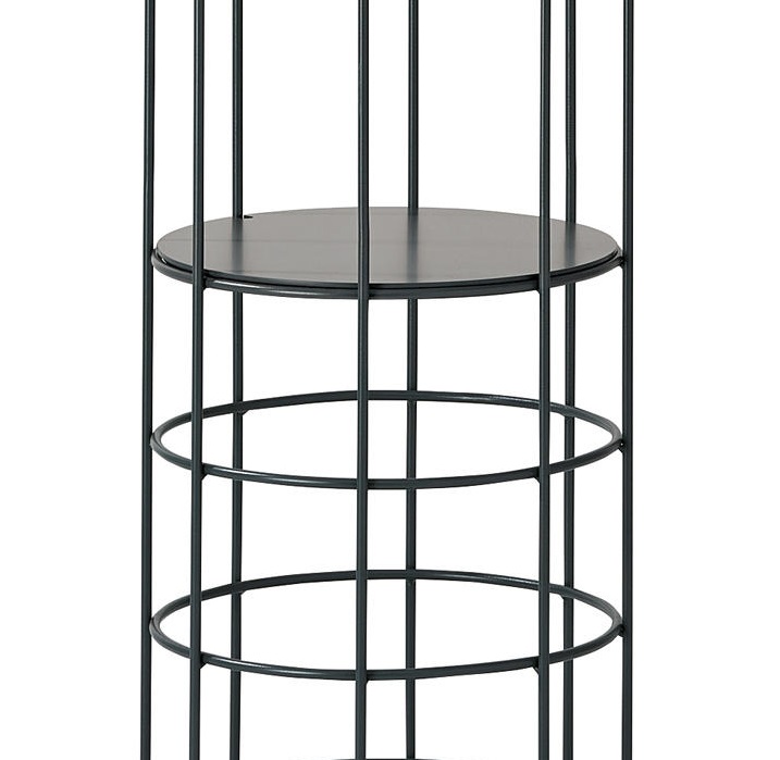 Einlegeboden für Richard Lampert Bazar Standgarderobe, Metallablage für modulare Garderobensysteme, modernes Möbeldesign.